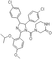 structure of CAS# 548472-68-0, Nutlin-3