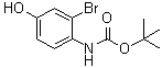 CAS 登录号：548771-40-0, (2-溴-4-羟基苯基)氨基甲酸叔丁酯