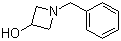 1-苄基-3-羟基氮杂环丁烷分子结构 (CAS 54881-13-9)