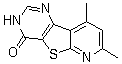 7,9-二甲基吡啶并[3',2':4,5]噻吩并[3,2-d]嘧啶-4(3H)-酮分子结构 (CAS 55023-35-3)