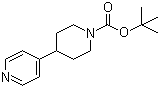structure of CAS# 550371-76-1, 4-(4-吡啶基)-1-哌啶羧酸叔丁酯