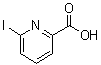 CAS # 55044-68-3, 6-Iodo-2-pyridinecarboxylic acid
