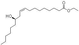 蓖麻油酸乙酯分子结构 (CAS 55066-53-0)