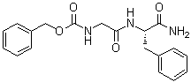structure of CAS# 5513-69-9, N-[苄氧羰基]甘氨酰-L-苯丙氨酰胺