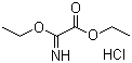 2-乙氧基-2-亚胺乙酸乙酯盐酸盐分子结构 (CAS 55149-83-2)