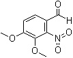 structure of CAS# 55149-84-3, 3,4-二甲氧基-2-硝基苯甲醛