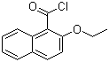 structure of CAS# 55150-29-3, 2-乙氧基-1-萘甲酰氯