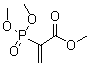 2-膦酰基丙烯酸三甲酯分子结构 (CAS 55168-74-6)