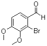 structure of CAS# 55171-60-3, 2-溴-3,4-二甲氧基苯甲醛