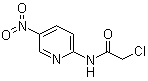 2-氯-N-(5-硝基-2-吡啶基)乙酰胺分子结构 (CAS 551911-95-6)