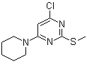 CAS 登录号：55199-60-5, 4-氯-2-甲硫基-6-(1-哌啶基)嘧啶