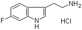 6-氟色胺盐酸盐分子结构 (CAS 55206-24-1)