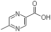 CAS # 5521-55-1, 5-Methyl-2-pyrazinecarboxylic acid, 5-Methylpyrazine-2-carboxylic acid