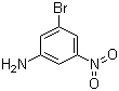 5-溴-3-硝基苯胺分子结构 (CAS 55215-57-1)