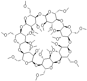 三甲基-beta-环糊精分子结构 (CAS 55216-11-0)