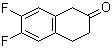 structure of CAS# 552321-02-5, 6,7-Difluoro-2-tetralone