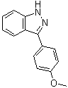 3-(4-甲氧基苯基)-1H-吲唑分子结构 (CAS 55271-06-2)