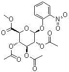 CAS # 55274-44-7, 2-Nitrophenyl beta-D-glucopyranosiduronic acid methyl ester 2,3,4-triacetate