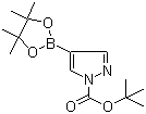 1-Boc-吡唑-4-硼酸频哪醇酯分子结构 (CAS 552846-17-0)