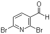 2,6-Dibromo-3-pyridinecarboxaldehyde molecular structure (CAS 55304-83-1)