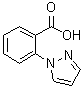 structure of CAS# 55317-53-8, 2-(1H-Pyrazol-1-yl)benzoic acid