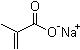 structure of CAS# 5536-61-8, Sodium methacrylate