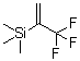 三甲基[1-(三氟甲基)乙烯基]硅烷分子结构 (CAS 55364-27-7)