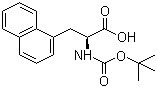 CAS # 55447-00-2, (S)-N-Boc-1-Naphthylalanine, N-tert-Butoxycarbonyl-1-naphthyl-L-alanine