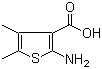 structure of CAS# 55502-96-0, 4,5-二甲基-2-氨基噻吩-3-甲酸