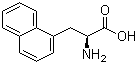 3-(1-萘基)-L-丙氨酸分子结构 (CAS 55516-54-6)