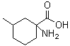 1-氨基-3-甲基环己烷羧酸分子结构 (CAS 55550-84-0)