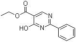 structure of CAS# 55613-22-4, Ethyl 4-hydroxy-2-phenyl-5-pyrimidinecarboxylate