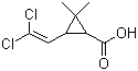 反式右旋菊酸分子结构 (CAS 55701-03-6)