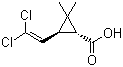 CAS 登录号：55701-05-8, 菊酸, 3-(2,2-二氯乙烯基)-2,2-二甲基环丙烷甲酸
