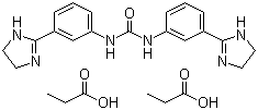 structure of CAS# 55750-06-6, 咪多卡二丙酸盐