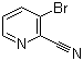 3-溴-2-氰基吡啶分子结构 (CAS 55758-02-6)