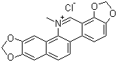 structure of CAS# 5578-73-4, 血根氯铵