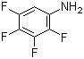 2,3,4,5-四氟苯胺分子结构 (CAS 5580-80-3)