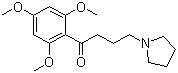 CAS 登录号：55837-25-7, 丁洛地尔, 4-(1-吡咯烷基)-1-(2,4,6-三甲氧基苯基)-1-丁酮