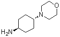 structure of CAS# 558442-97-0, trans-4-(4-Morpholinyl)cyclohexanamine