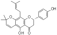 CAS # 55890-27-2, Lupinifolin, (8S)-7,8-Dihydro-5-hydroxy-8-(4-hydroxyphenyl)-2,2-dimethyl-10-(3-methyl-2-buten-1-yl)-2H,6H-benzo[1,2-b:5,4-b']dipyran-6-one, 2S-Lupinifolin, Flemichin B