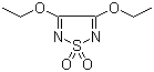 structure of CAS# 55904-84-2, 3,4-Diethoxy-1,2,5-thiadiazole 1,1-dioxide
