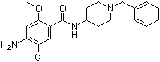structure of CAS# 55905-53-8, 氯波必利