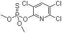 structure of CAS# 5598-13-0, 甲基毒死蜱