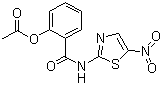 structure of CAS# 55981-09-4, Nitazoxanide