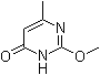 2-甲氧基-6-甲基-4(3H)-嘧啶酮分子结构 (CAS 55996-28-6)