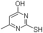 structure of CAS# 56-04-2, 甲基硫脲嘧啶