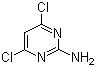structure of CAS# 56-05-3, 2-氨基-4,6-二氯嘧啶