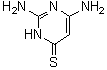structure of CAS# 56-08-6, 2,6-Diamino-4(3H)-pyrimidinethione
