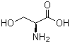 structure of CAS# 56-45-1, L-丝氨酸